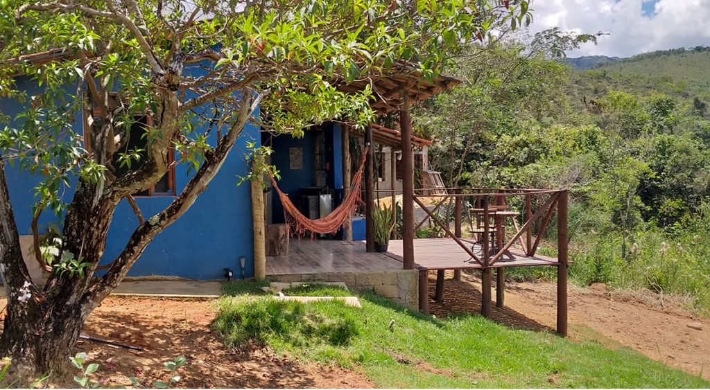 Área externa do Chalé do Paraíso Canastra